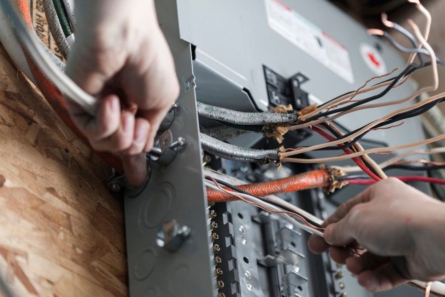 Electrical repairing and rewiring electrical wires